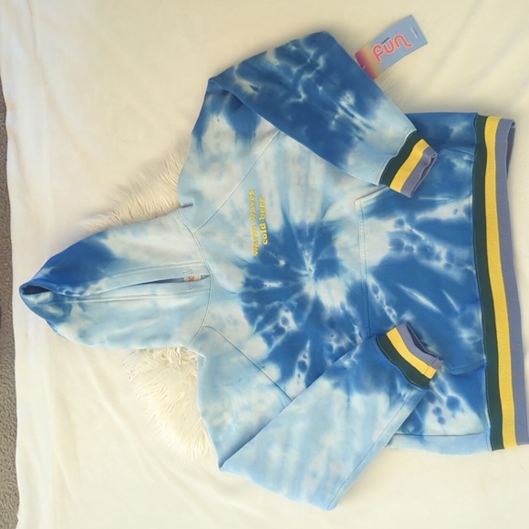 WARM Tie Dye Boyfriend Hoodie ~ NWT - Picture 6 of 11